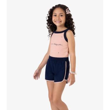 Imagem de Conjunto Regata com Shorts Rovi Kids Rosa, 4, Rosa