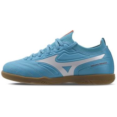 Imagem de Chuteira Futsal Mizuno Regent IN Junior, Azul, 36