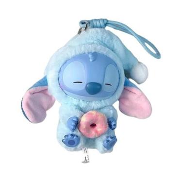Imagem de Boneco De Pelúcia Da Série Disney Stitch Comendo Algo Antes De Dormir,