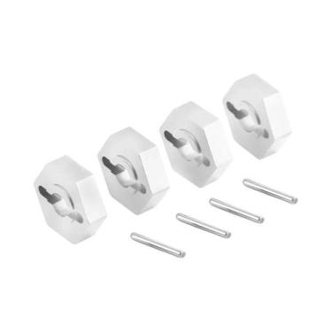Imagem de Adaptador Hexagonal De 12mm Com Pinos E Parafusos Para Carros RC Traxx