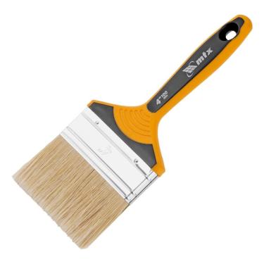 Imagem de Trincha Pincel 4'' Verniz Cerdas Brancas Mtx