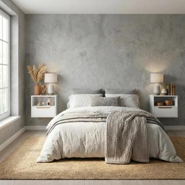 Imagem de Kit 2 Mesas De Cabeceira Suspensas Branco Pérola