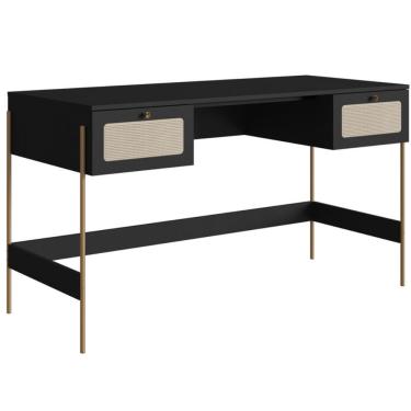 Imagem de Escrivaninha Com Pés Metálicos Oslo - Nero