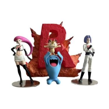 Imagem de Figuras De Ação Do Time De Anime Pokémon Para Crianças, Modelos De PVC