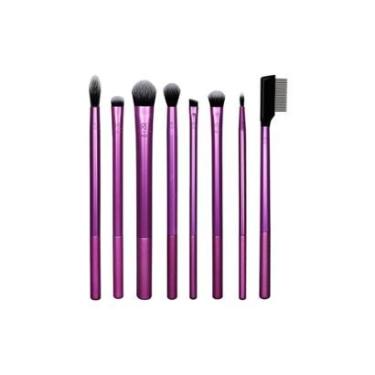 Imagem de Real Techniques Everyday Eye Essentials Kit de Pincéis para Maquiagem Roxo-Unissex