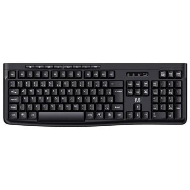 Imagem de Teclado Sem Fio Multilaser Ts050, Layout Abnt2, Teclas Multimidia, Preto - Tc407