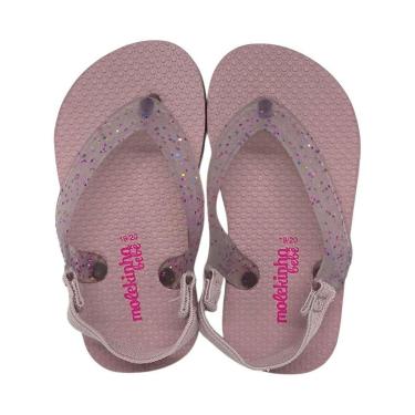 Imagem de Chinelo De Dedo Elastico Confortavel Leve Macio Molekinha-Feminino