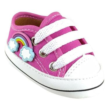 Imagem de Tênis Sapatinho De Bebe  Star Menina Personalizado-Feminino