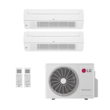 Imagem de Ar-Condicionado Multi Split Inverter LG 30.000 (1x Evap Cassete 1 Via 7.000 + 1x Evap Cassete 1 Via 24.000) Só Frio 220V