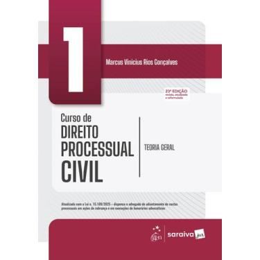 Imagem de Livro - Curso de Direito Processual Civil - Teoria Geral - Vol.1 - 23ª