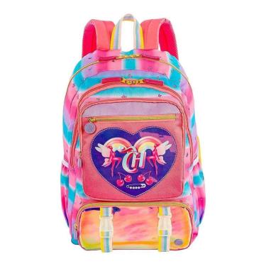 Imagem de Mochila Sestini 2 Comp Capricho Encantada Pinkverse 25L Rosa-Unissex