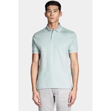 Imagem de Polo Aramis Classic 1 Friso Verde Pastel Com Off White-Masculino
