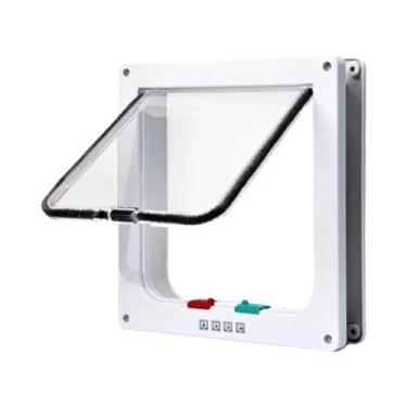 Imagem de Porta Para Gatos À Prova De Intempéries Com 4 Modos De Travamento, Até