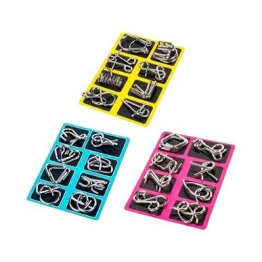 Imagem de Quebra-Cabeça De Metal Para Adultos E Crianças, Jogo De Lógica Educaci