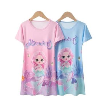 Imagem de Vestido Casual De Verão Para Meninas, Comprimento Até O Joelho, Confor