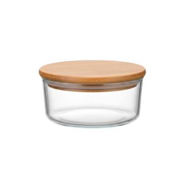 Imagem de Pote Hermético Redondo Vidro (380 ml) Liso - Casa Vitaud, Liso