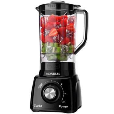 Imagem de Liquidificador Mondial Turbo L-99FB Preto 3 Velocidades 500W com Filtro – 110V (1518-01)