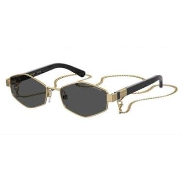 Imagem de Óculos de Sol Marc Jacobs 496/S J5G - Dourado 55-Feminino