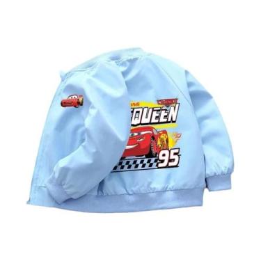 Imagem de Jaqueta Com Zíper Disney Pixar Cars Lightning McQueen Para Bebês Menin
