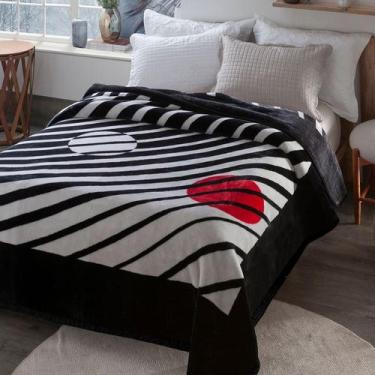 Imagem de Cobertor Casal Raschel Plus Toque Macio Reggae 1,80m x 2,20m Jolitex