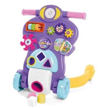 Imagem de Andador Infantil Didático Bebê Piloto rosa Tateti