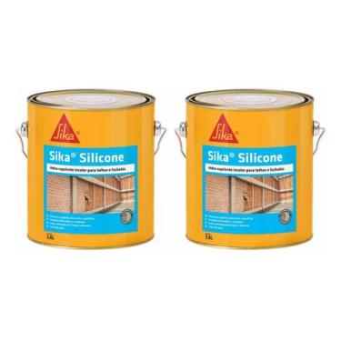 Imagem de Kit 2 Sika Silicone Proteção Superfícies Hidrofugante 3,6 Litros
