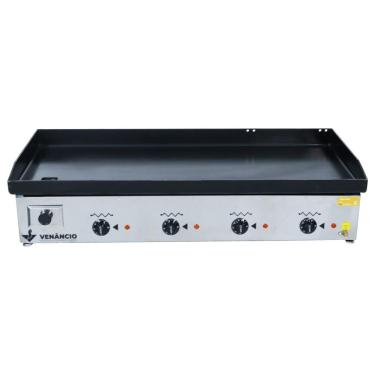 Imagem de Chapa Bifeteira Venâncio Deguste Luxo Elétrica Bancada Em Aço 101,5 Cm 220V CE100 49815
