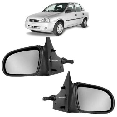 Imagem de PAR Retrovisor Corsa 2 e 4 Portas 1993 a 2002 Sedan Com Controle - Pri
