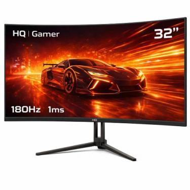 Imagem de Monitor Gamer HQ Ultra 32" Curvo 1ms, 180Hz, Quad HD (QHD) - 2560x1440