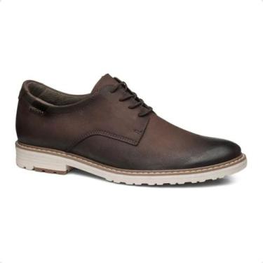 Imagem de Sapato Masculino Esporte Fino Pegada Marrom, Castanho, 40