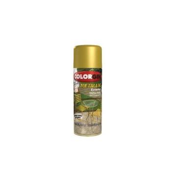 Imagem de Spray Colorgin Metallik Exterior 350ml Secagem Rápida