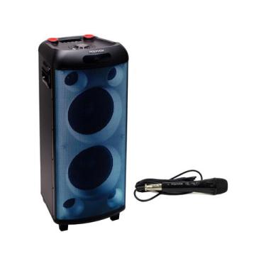 Imagem de Caixa De Som Amplificada Torre Smart Speaker Bluetooth Polyvox Preta X