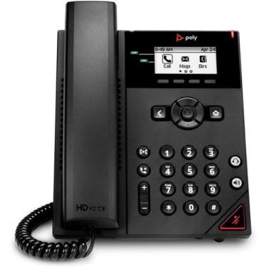 Imagem de Telefone IP Polycom VVX 150 2 Linhas HD Voz PoE