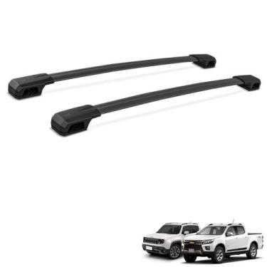 Imagem de Rack de Teto Travessa Bepo Elite Universal 110cm Alumínio Preto