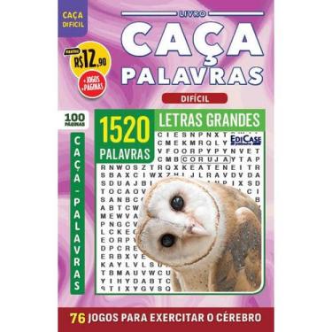 Imagem de Livro Caça-palavras ed.112 - 100 págs.- Difícil - EdiCase Publicações