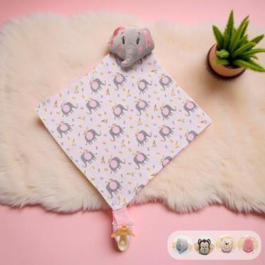 Imagem de Naninha Para Bebê Menina Menino Bordada 100 Algodão 01 Peça - Marias B