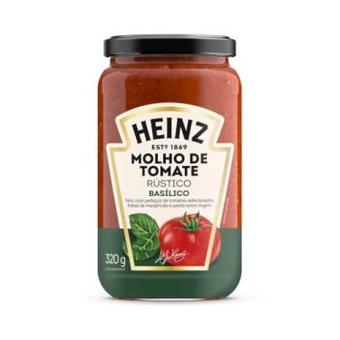 Imagem de Heinz Molho de Tomate Rústico Basílico em vidro, 320G