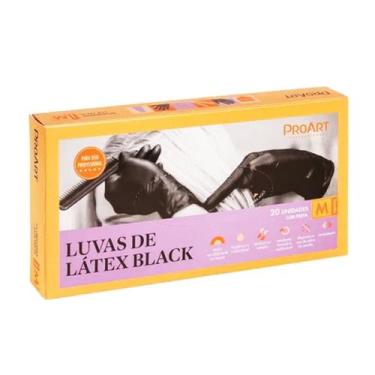 Imagem de Luvas De Látex Black M 20 uin. - ProArt