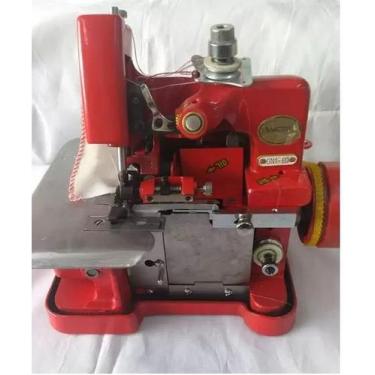 Imagem de Overlock Portátil Semi Industrial -vermelha+13 Itens-110V - Westpress,