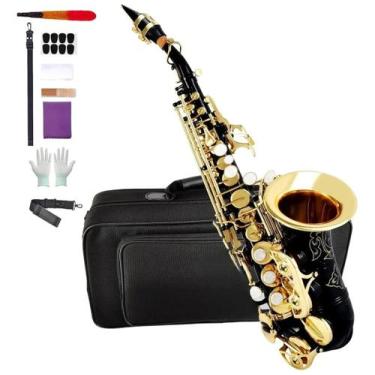 Imagem de Saxofone Alto Vedo Latão Bb Kit Completo Sax Com Estojo E Acessórios, 