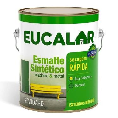 Imagem de Tinta Esmalte Eucalar Brilhante Cinza Escuro 3600ml