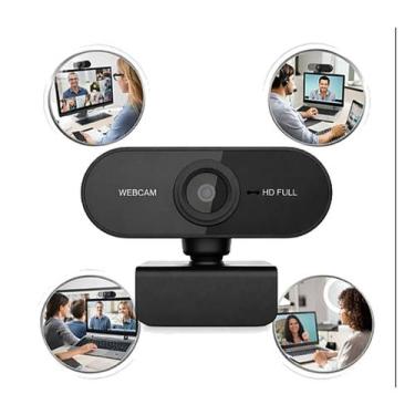 Imagem de Webcam para PC Full HD 1080P com Rotação 360 e Microfone - Webcam Full