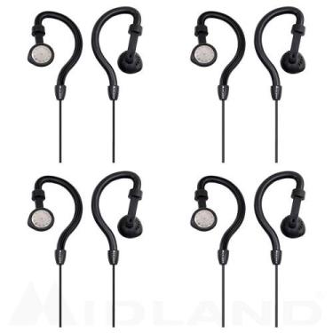Imagem de Fones Midland AVPH4 - Pacote com 4 unidades com clipe auricular para r