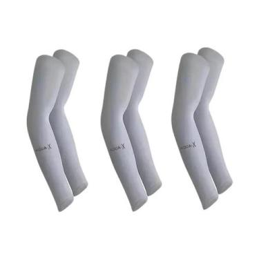 Imagem de Mangas De Proteção UV Respiráveis, 3 Pares, Para Esportes, Direção E A