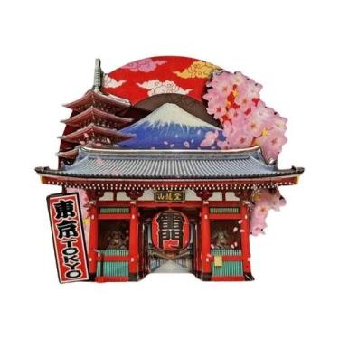 Imagem de Imã De Geladeira De Souvenir De Viagem Japonês, Adesivos De Resina De 