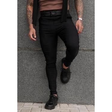 Imagem de Calça Masculina Alfaiataria Skinny - Dennis Beumont, Preto, P
