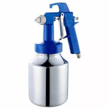 Imagem de Pistola de Pintura Ar Direto Pressão Chiaperini CH AD-80 Azul - 600 ml