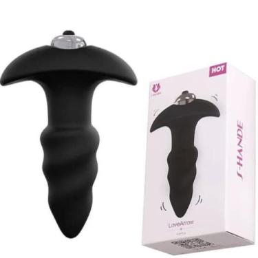 Imagem de Plug Anal Love Arrow com Vibrador – Silicone Extra Macio S-Hande