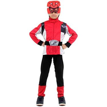 Imagem de Fantasia Power Rangers Vermelho Infantil Morphers C/Máscara (G 9-12)
