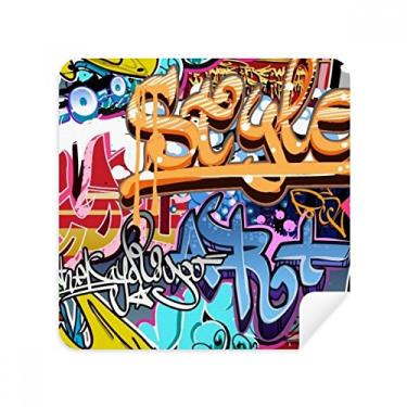 Imagem de Óculos de rua coloridos, estampa de caveira, grafite, tecido de camurça, 2 unidades